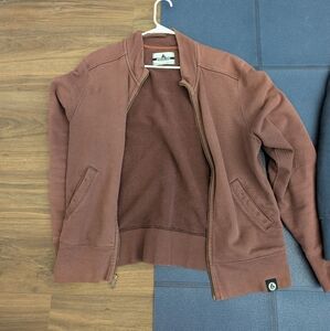 MOTO FULL ZIP BURGUNDY